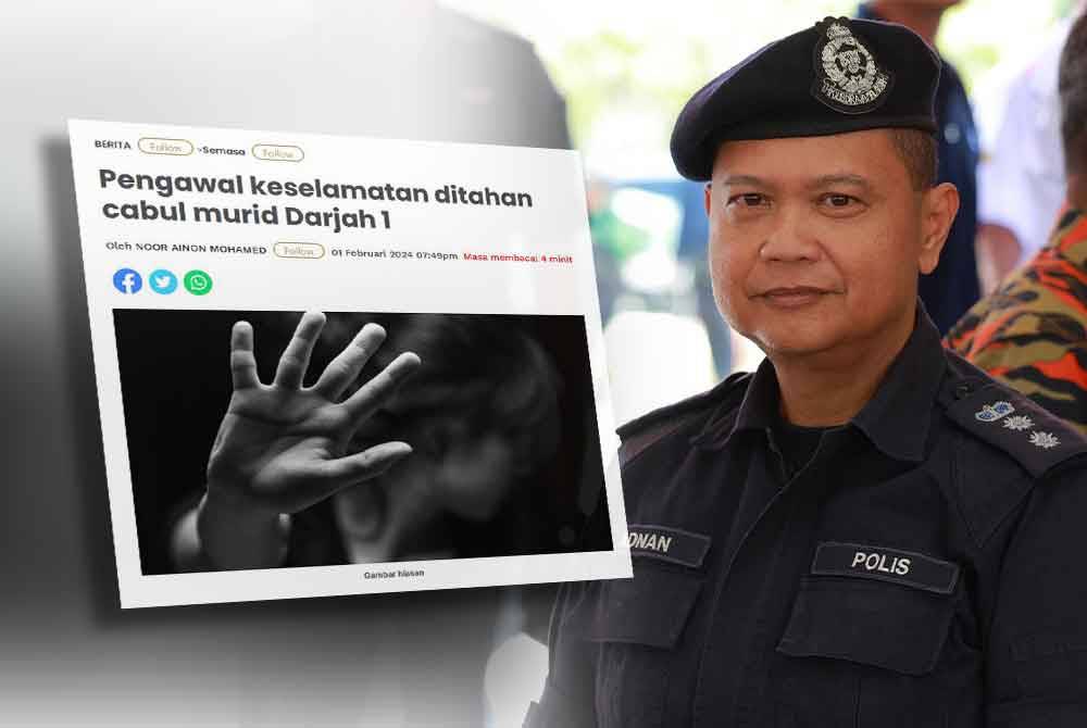 Laporan Sinar Harian (kiri), Ahmad Adnan