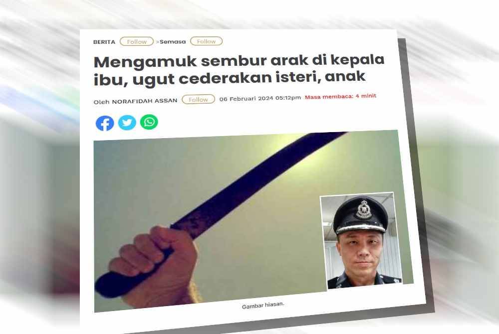 Laporan Sinar Harian.