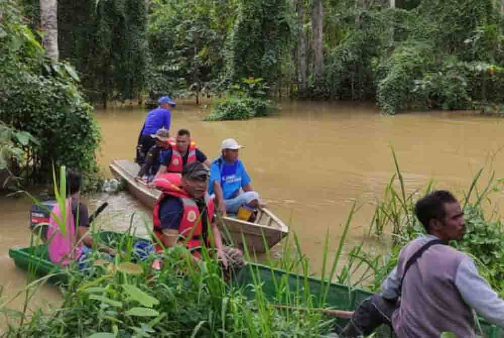 Operasi SAR sedang dilakukan di sekitar Sungai Koyah berhampiran sebuah ladang di Kampung Paris, Kinabatangan.