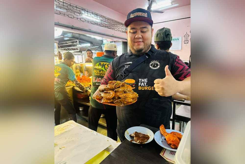 Gambar yang dimuat naik pentadbir Nasi Kandar Sulaiman menerusi Facebook pada Khamis.