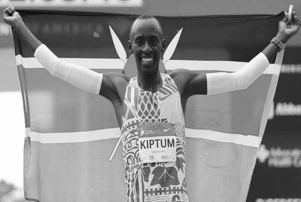 Pemegang rekod dunia maraton lelaki, Kelvin Kiptum dari Kenya, 24, meninggal dunia dalam kemalangan jalan raya. Foto BBC