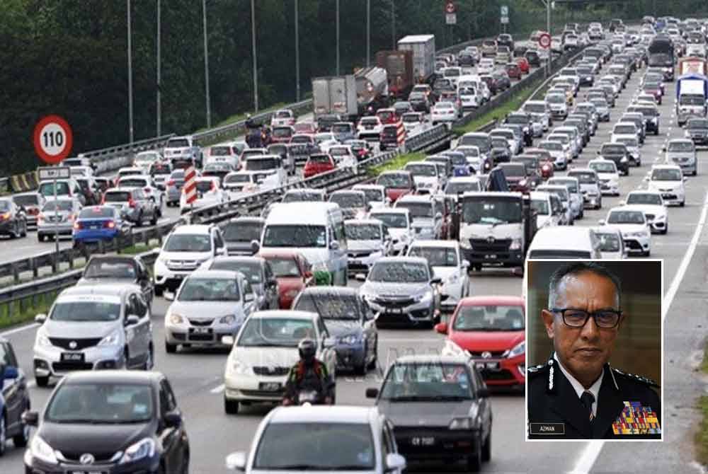 Semua pengguna jalan raya dinasihatkan sentiasa berhemah, berhati-hati dan fokus kepada pemanduan terutama penunggang motosikal. - Gambar hiasan, gambar kecil: Mohd Azman