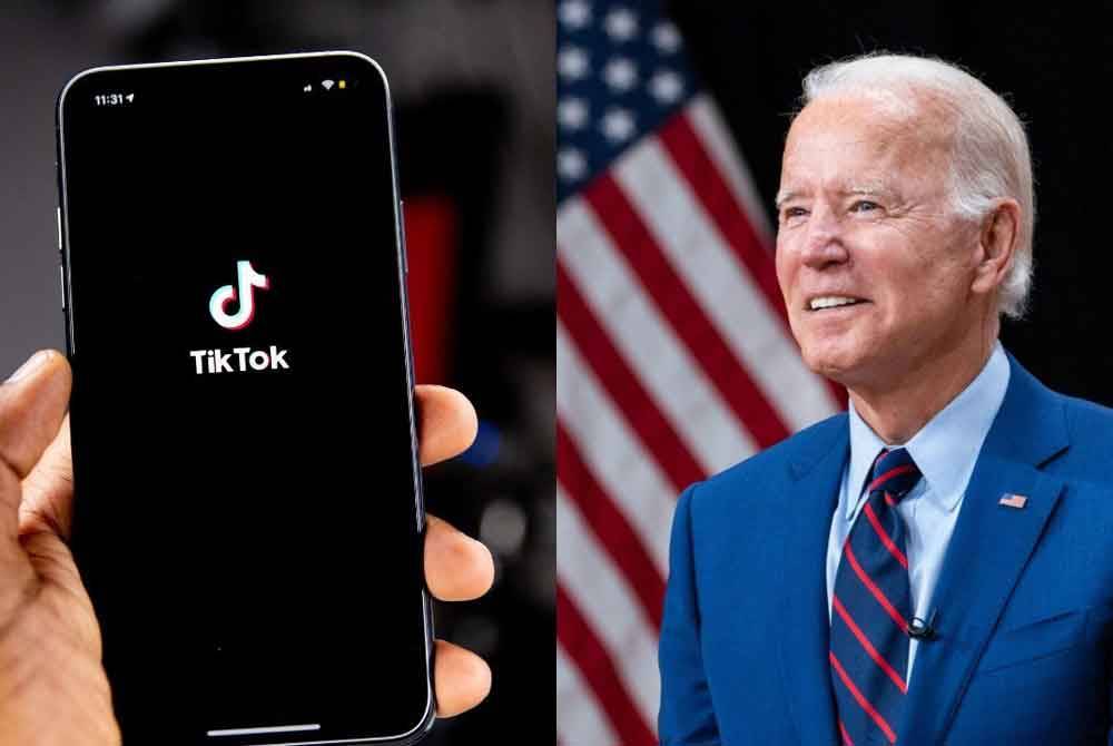 Biden menggunakan TikTok ketika beberapa negeri di AS mengharamkan penggunaannya pada peranti rasmi kerajaan. - Foto: Agensi