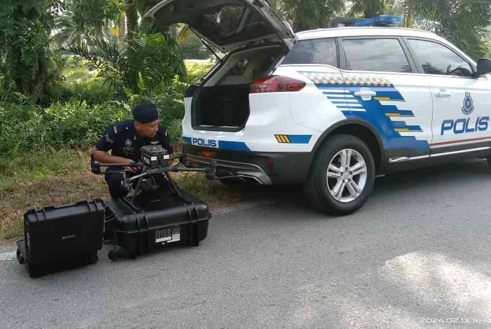 Unit dron PGU digerakkan untuk menjalankan usaha mencari dua mangsa nahas melibatkan pesawat terhempas di Kampung Tok Muda, Kapar pada Selasa.