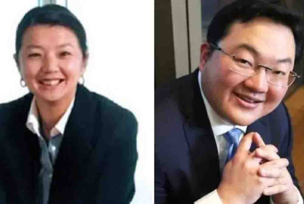 Jasmine Loo (kiri) dan Jho Low.