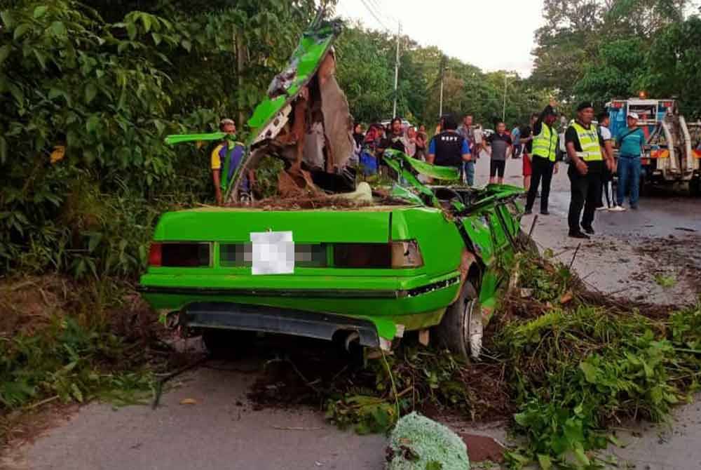 Dua mangsa maut dalam kemalangan di Jalan SFI, Sipitang.