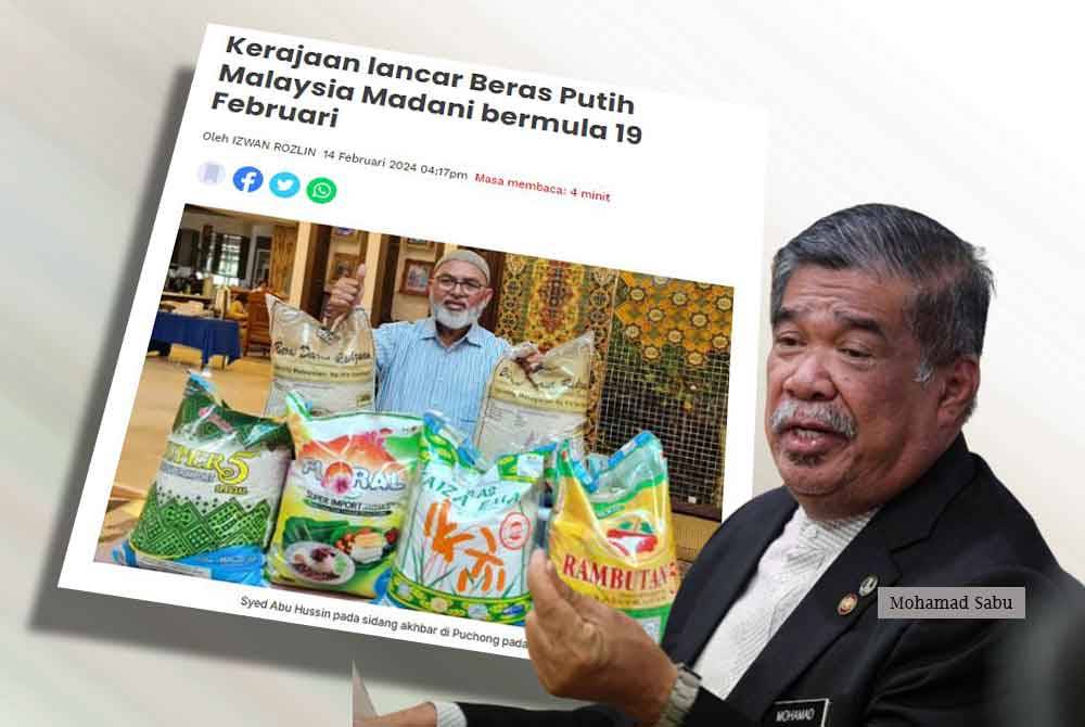 Kenyataan itu bagi menjelaskan kekeliruan yang berlaku susulan pengumuman yang dibuat Pengerusi Task Force (Kluster Makanan) NACCOL, Datuk Syed Abu Hussin Hafiz Syed Abdul Fasal, pada 14 Februari lalu.