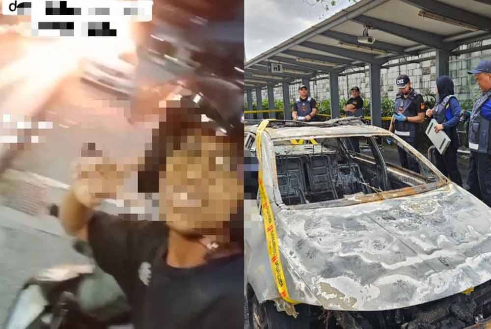 Tahanan reman selama empat hari dikenakan ke atas seorang lelaki pekerja p-hailing kerana dipercayai membakar kereta polis bantuan di Stesen Transit Aliran Massa (MRT) Mutiara Damansara, dekat sini pada Khamis.