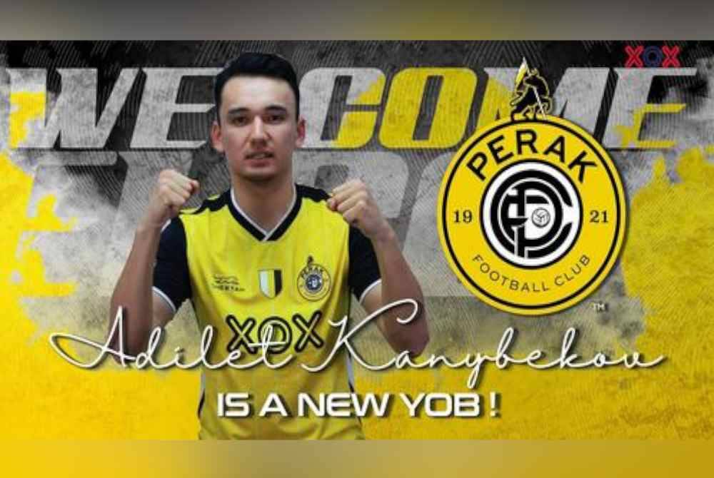 Kanybekov. Foto FB Perak Football Club