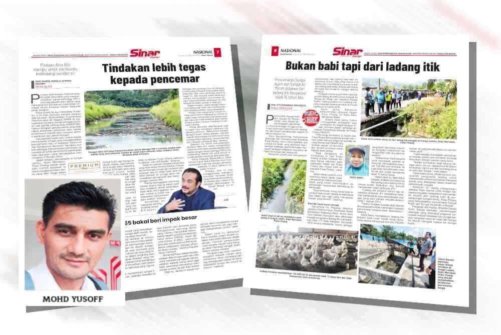 Laporan Sinar Harian pada Selasa.