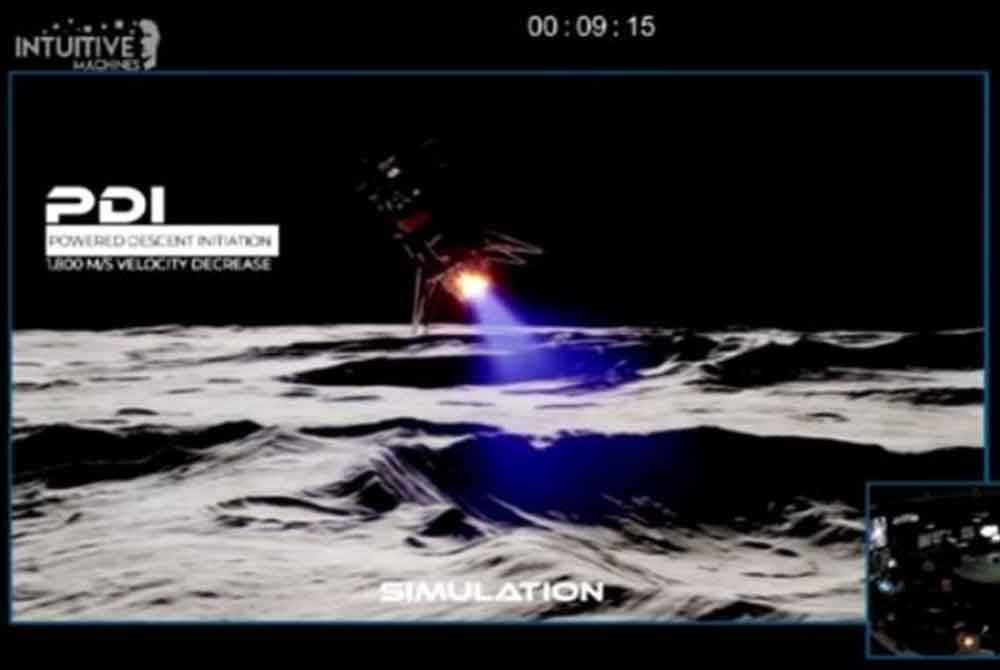 Pendaratan itu berjaya dilakukan pada 22 Februari (waktu Amerika Syarikat), sehari selepas kapal angkasa mencapai orbit bulan dan seminggu selepas pelancarannya dari Florida. REUTERS