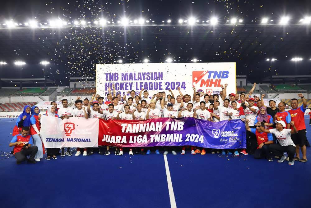 Pasukan hoki TNB berjaya meraih Piala Liga TNB-MHL 2024.