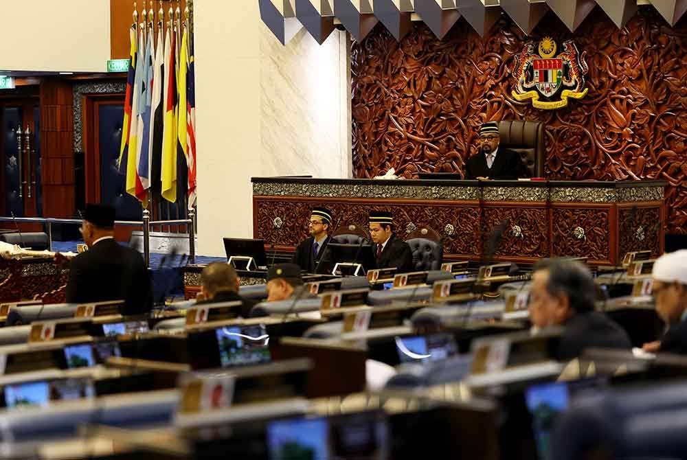 Persidangan Dewan Rakyat di Bangunan Parlimen pada Rabu. Foto Bernama