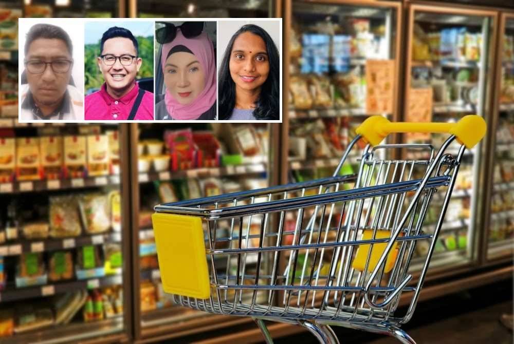 Kerajaan diharap meneliti semula cadangan untuk menaikkan SST kerana ia jelas memberi tekanan kepada rakyat khususnya golongan B40 dan M40. (Gambar kecil: Muhd Elmy, Amir, Hamidah, Dineshwary)