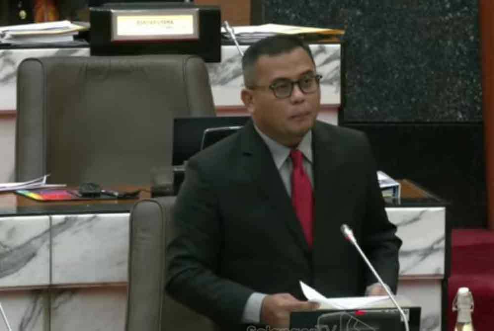 Amirudin semasa menjawab pertanyaan di sidang DUN Selangor pada Khamis.