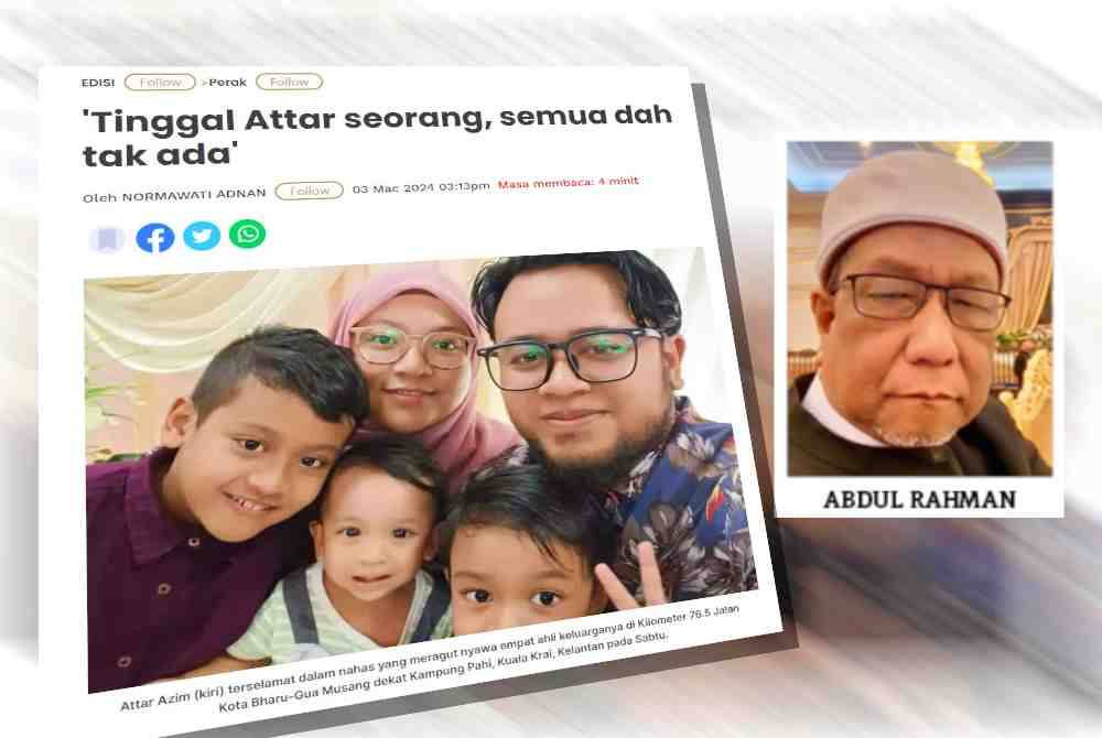 Laporan Sinar Harian pada Ahad lalu.