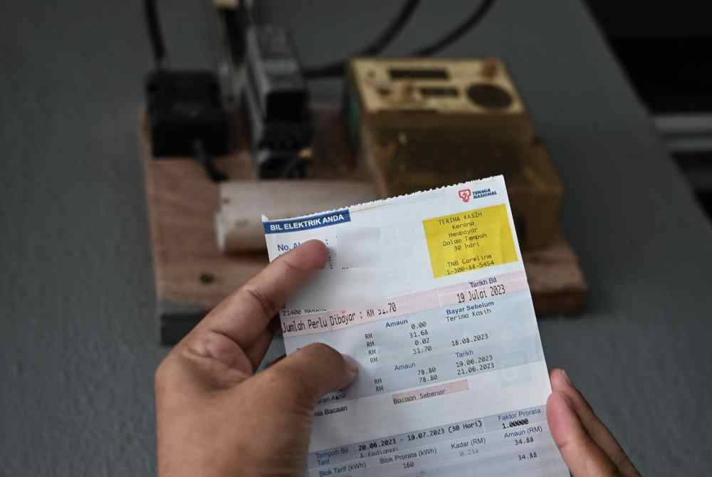 Kerajaan peruntukan RM1,935 juta untuk pemberian subsidi kepada pengguna elektrik di Semenanjung bagi tempoh Januari hingga Jun 2024. Foto hiasan