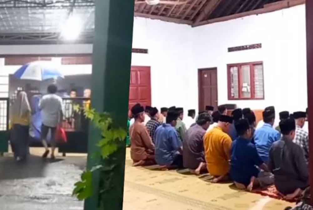 Jemaah di Masjid Aolia Daerah Panggang, Gunungkidul, Yogyakarta menunaikan solat Tarawih pada Rabu lalu. - Agensi