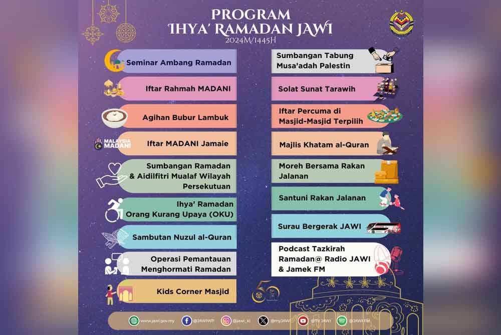 Program Ihya Ramadan Jawi.