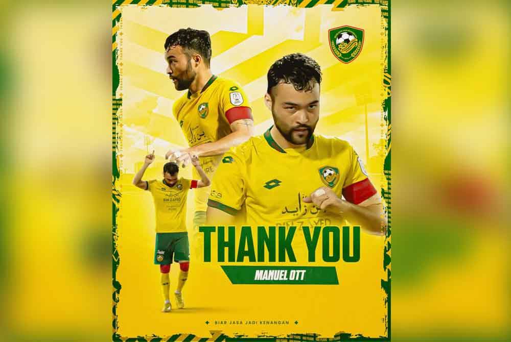 Manuel Ott. Foto FB Kedah Darul Aman FC