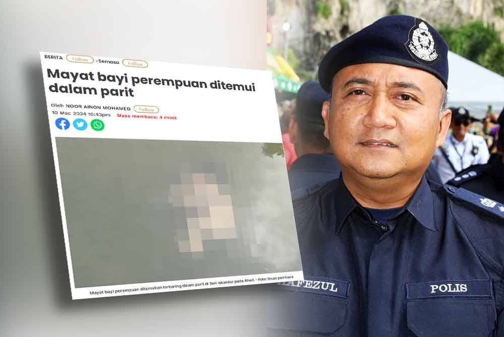 Laporan Sinar Harian pada Ahad (kiri), Hafezul Helmi