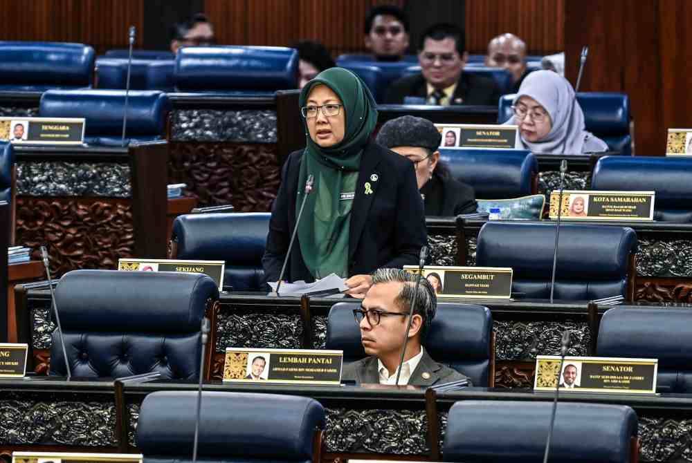 Zaliha ketika sidang Dewan Rakyat pada Rabu