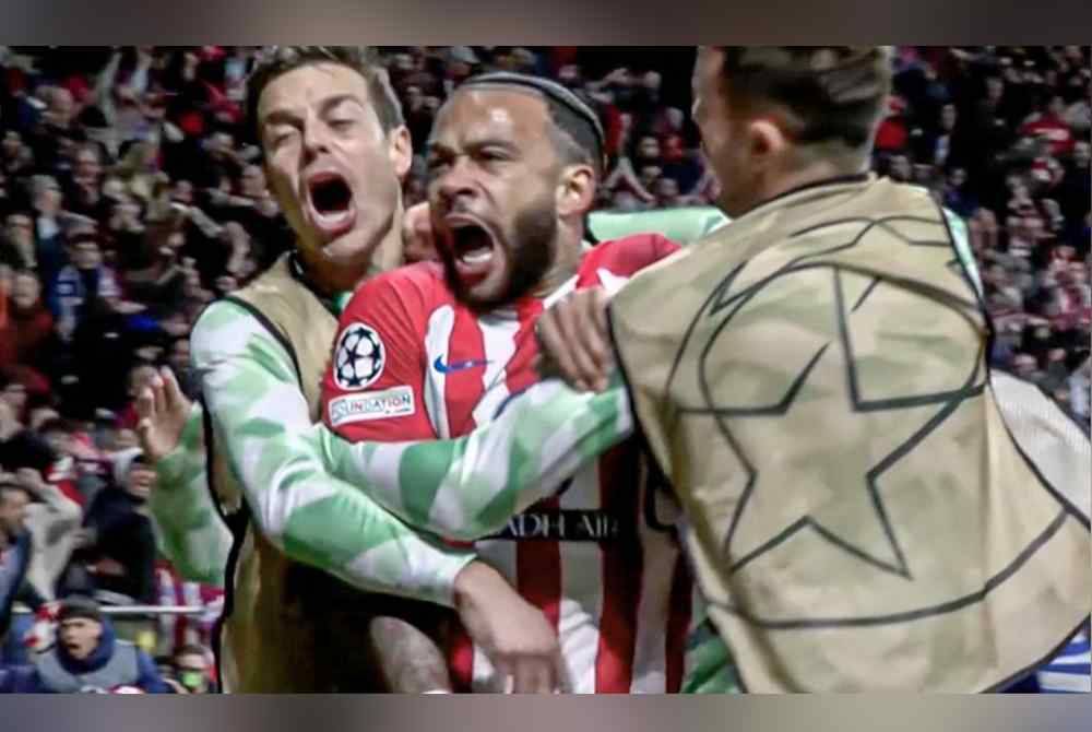 Gol Depay bantu Atletico ikat perlawanan.