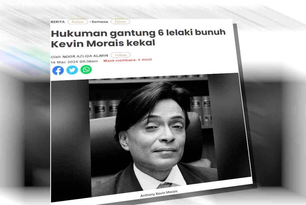 Laporan Sinar Harian pada Khamis.