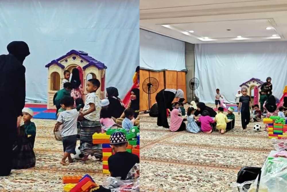 Suasana dalam ruangan Program Tarbiyatul Aulad di Masjid Wilayah Persekutuan.