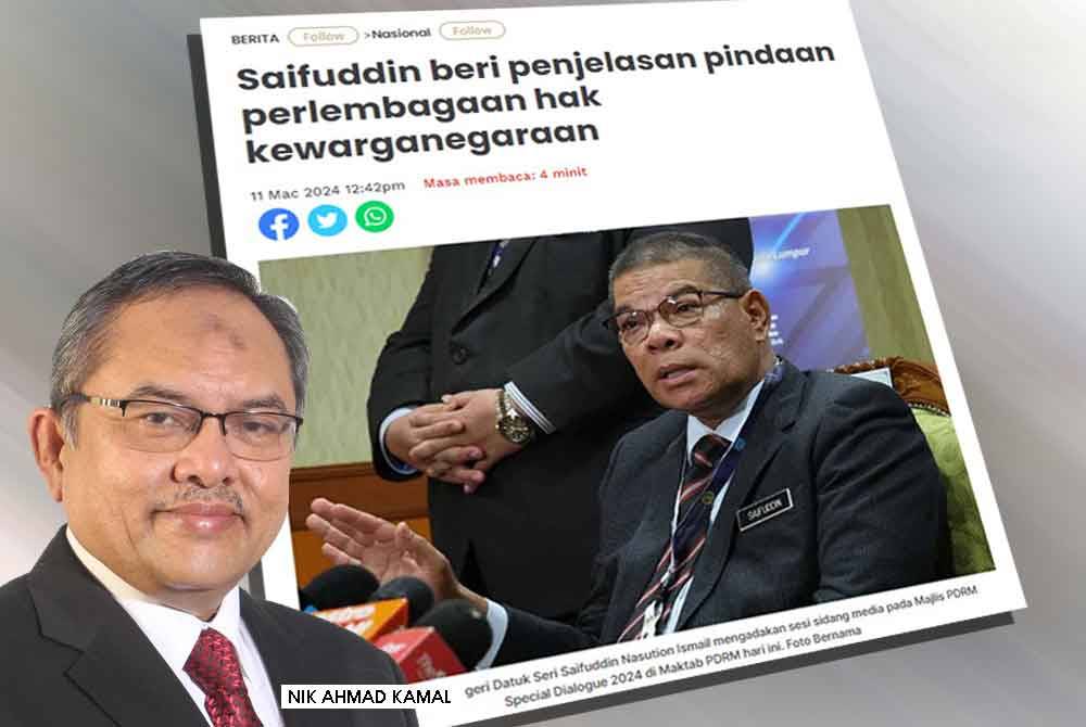 Laporan Sinar Harian pada 11 Mac 2024.