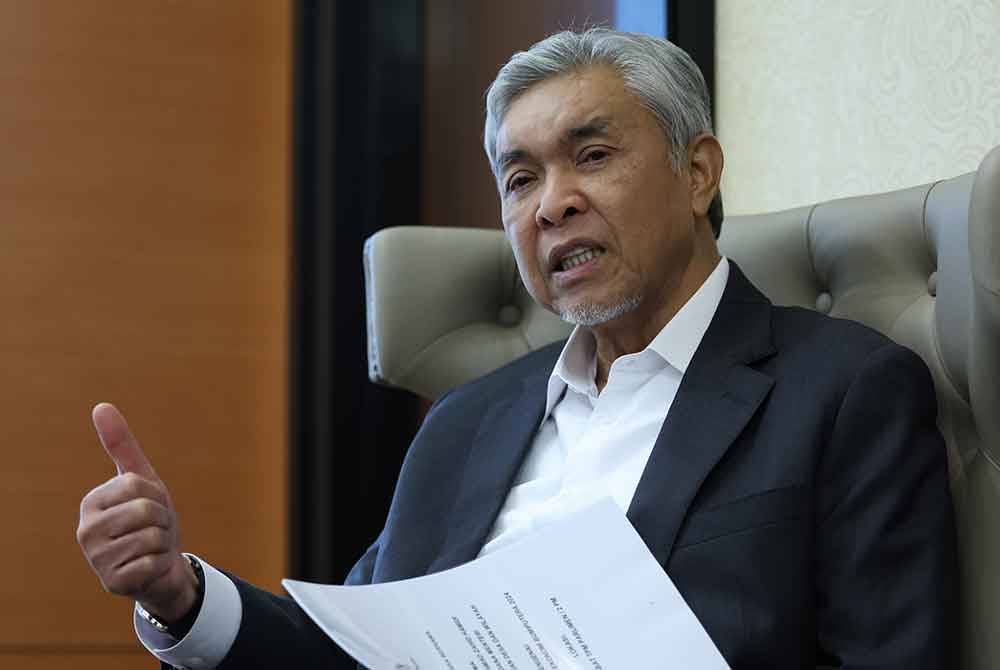 Ahmad Zahid. Foto Bernama