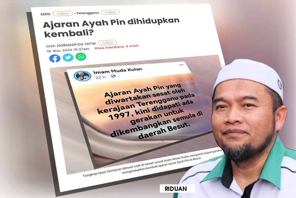 Laporan Sinar Harian pada Sabtu.