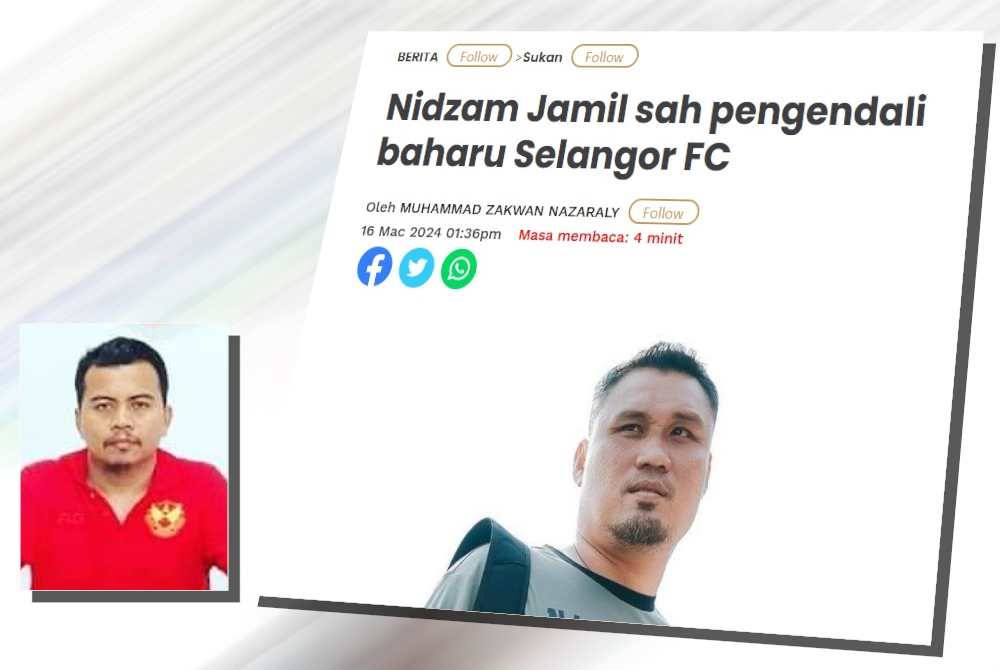 Mohd Faizal. (Laporan Sinar Harian pada 16 Mac.)