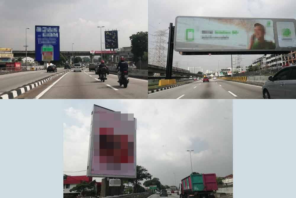 Lambakan papan iklan di LDP.