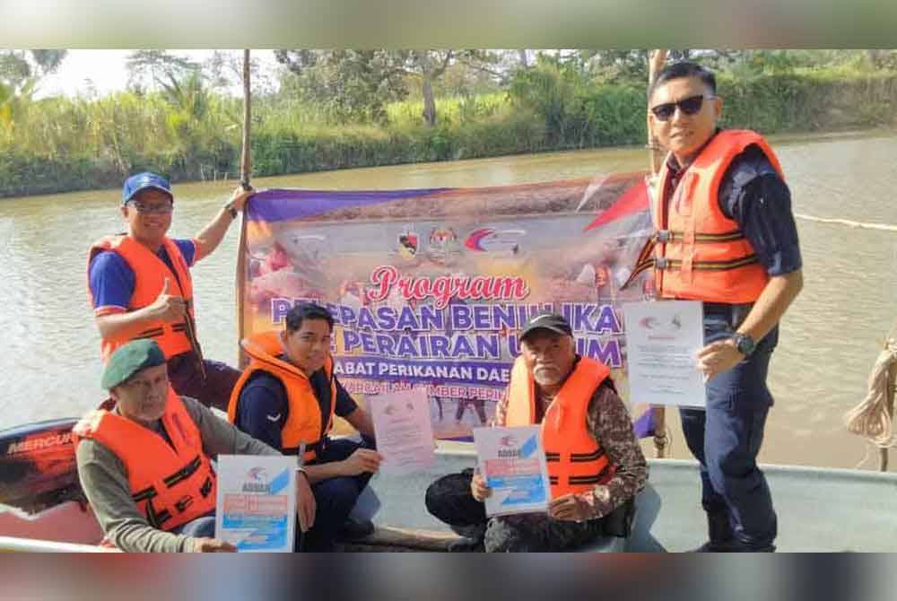 Antara lokasi pelepasan benih udang galah di Sungai Triang di Empangan Sunfai Buloh,Jelebu. - Foto: Pejabat Perikanan Jelebu