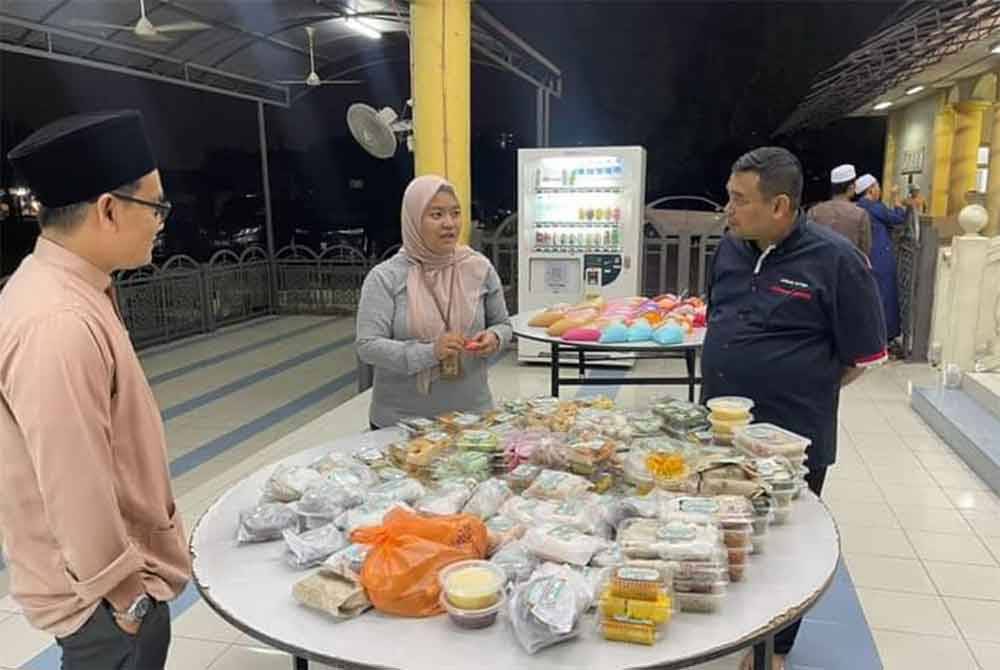 Makanan diterima akan diagihkan kepada penduduk yang memerlukan selepas waktu berbuka puasa