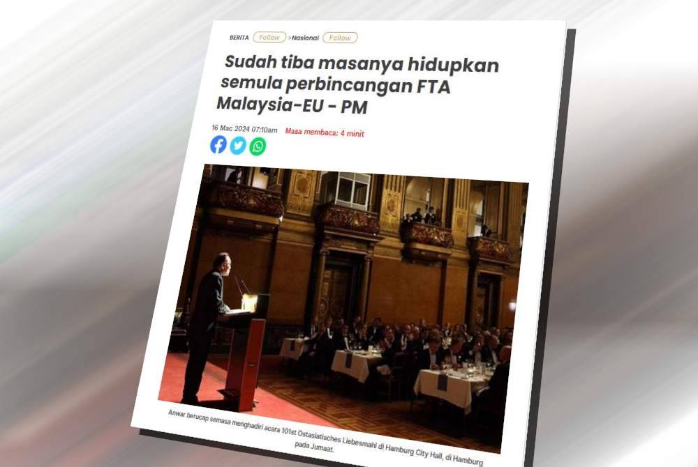 Laporan Sinar Harian pada 16 Mac lalu.