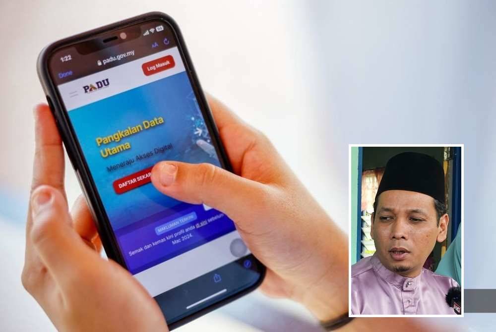 Kerajaan Perak mencadangkan supaya tempoh pendaftaran Sistem Pangkalan Data Utama (PADU) dilanjutkan bagi memberi peluang kepada 1.8 juta penduduk di negeri itu. (Gambar kecil: Mohd Azlan)