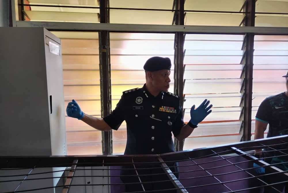 Rohan berada di lokasi pelajar ditemukan maut di sebuah kolej di Lahad Datu.