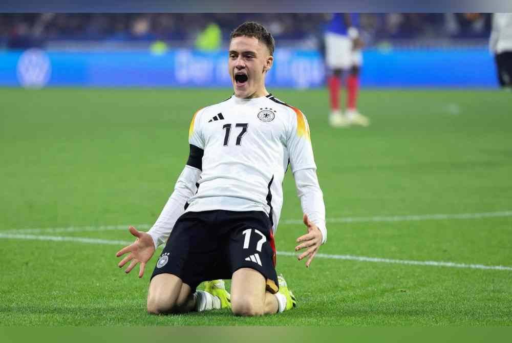 Wirtz ledak gol pertama Jerman ketika bertandang ke Perancis.