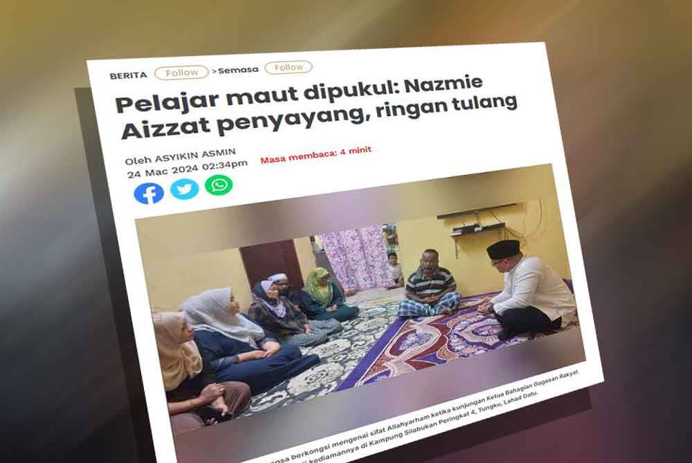 Laporan Sinar Harian.