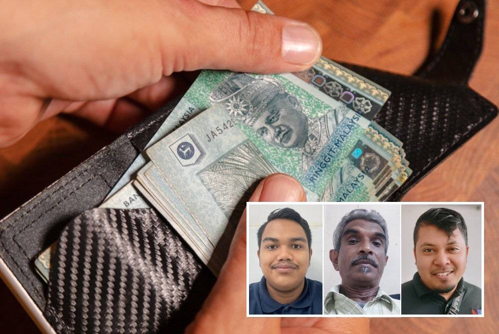 Bantuan secara model pindahan tunai bulanan yang diputuskan kerajaan dijangka dapat membantu rakyat menguruskan perbelanjaan dengan lebih sistematik. Gambar kecil: Muhammad Faris, P Michael, Rizwan Othman