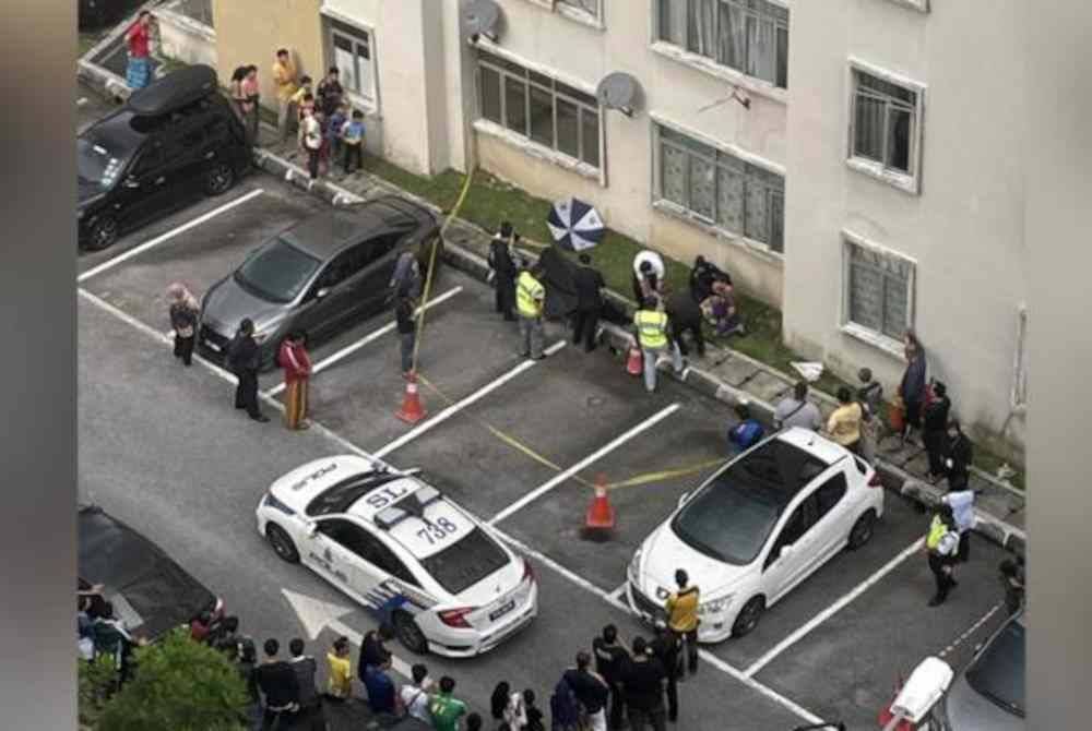 Seorang kanak-kanak lelaki berusia empat tahun maut selepas terjatuh dari tingkat 16 bangunan Blok B, Kuarters Integrasi Hospital Sungai Buloh, Selangor pada Ahad. Foto X @jllmisai