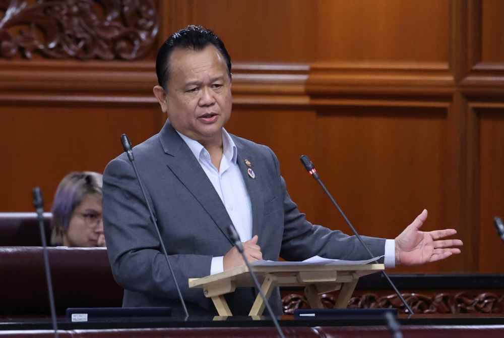 Nanta ketika sesi soal jawab Pertanyaan-Pertanyaan Jawab Lisan sempena Persidangan Dewan Negara di Bangunan Parlimen, pada Selasa. Foto Bernama