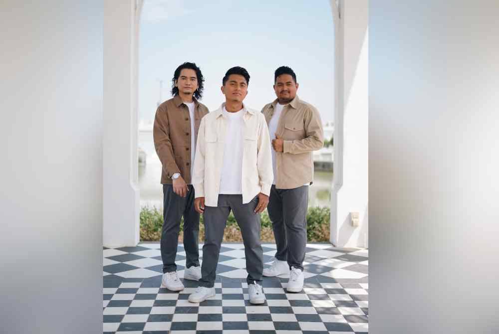 Kumpulan Rabithah dianggotai Ayman Hakimi (kiri), Ridwan Rais (tengah) dan Mahdi Tolaat.