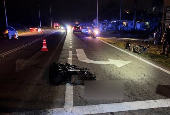 Mangsa mengalami cedera parah di kepala dan disahkan meninggal dunia di tempat kejadian. - Foto PDRM