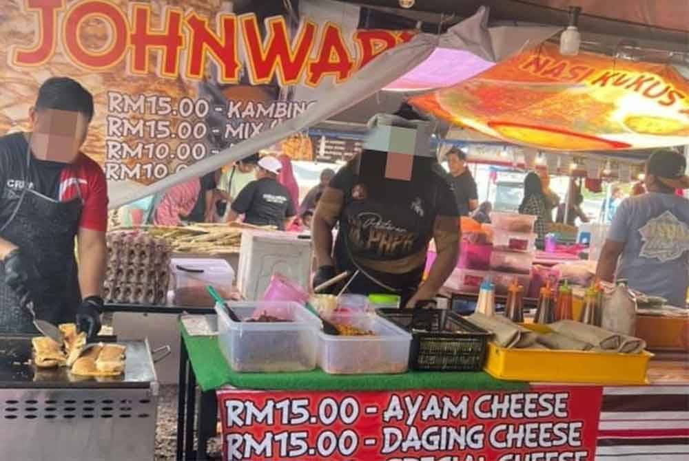 Ops Samar yang melibatkan lapan Pegawai Penguat Kuasa KPDN Johor mendapati tiada gerai menjual burger dan roti john mencecah RM30 sehingga RM40.