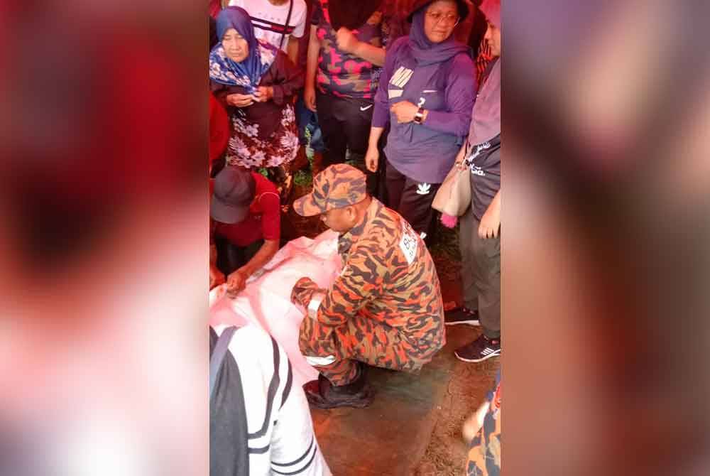 Mayat mangsa ditemukan dalam keadaan tidak sempurna dipercayai dibaham buaya di Sungai Udin, Tawau.