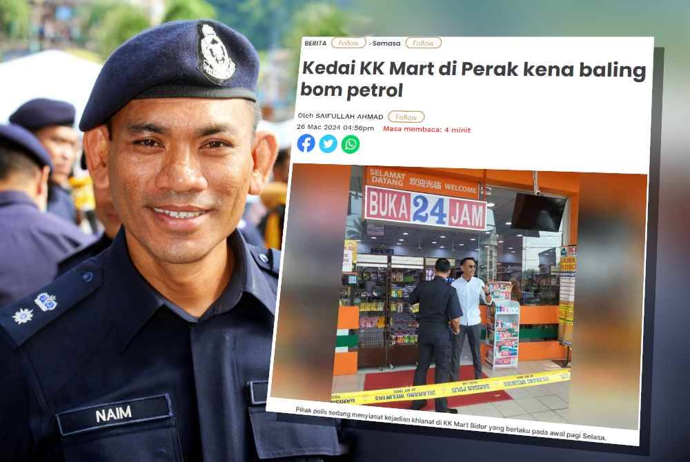 Mohd Naim. Laporan Sinar Harian pada Selasa.