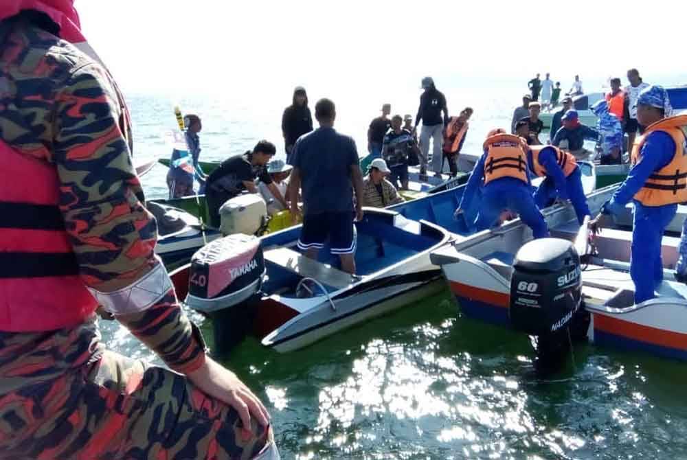 Operasi SAR mangsa di perairan Pulau Tanjung Batu, Sandakan.